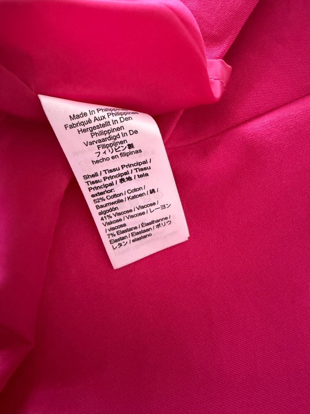 J. Crew Fitted V-Neck Sheath Dress in Hot Pink - Picture 6 of 6